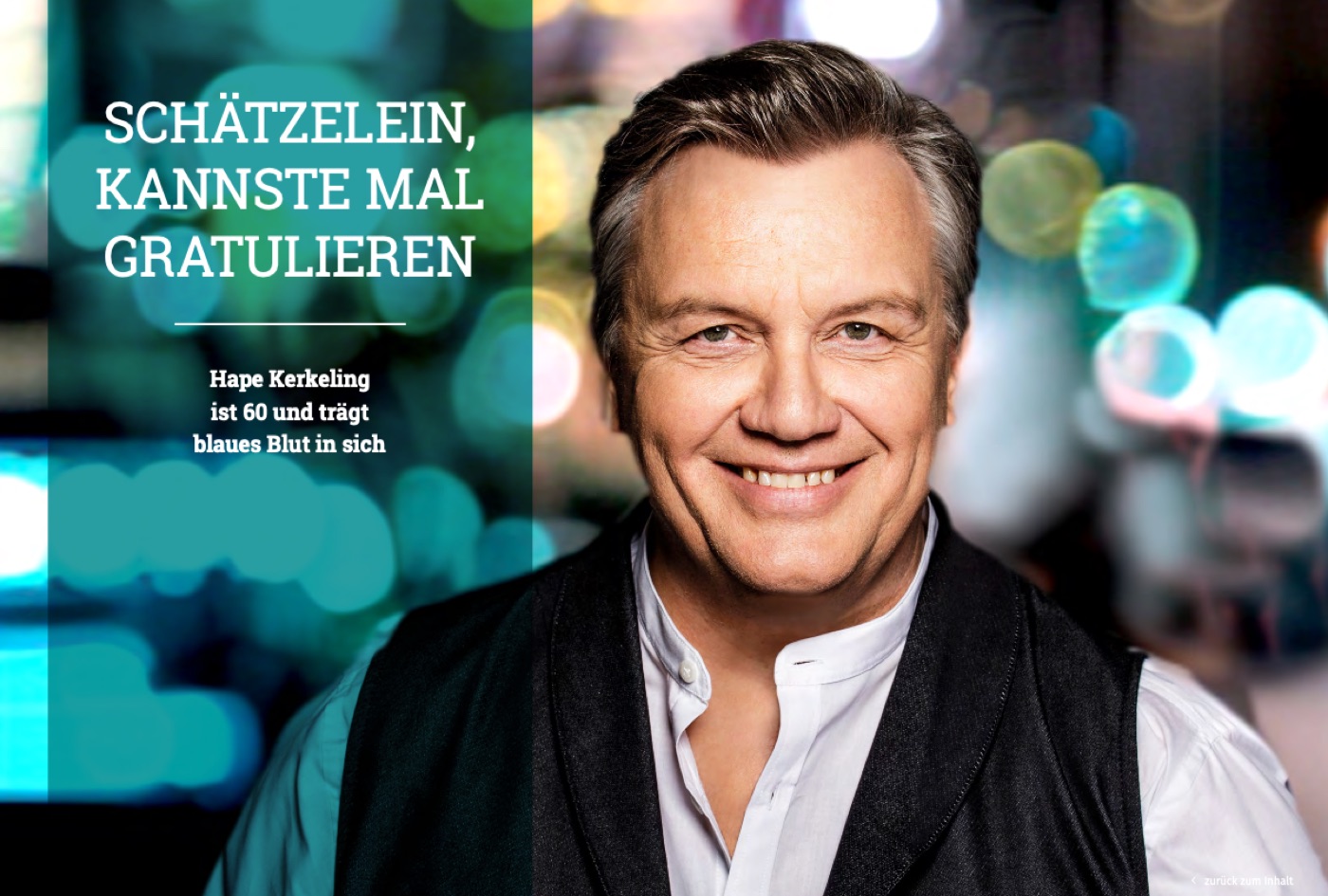 Hape Kerkeling – Titelstory im ZOO:M Magazin